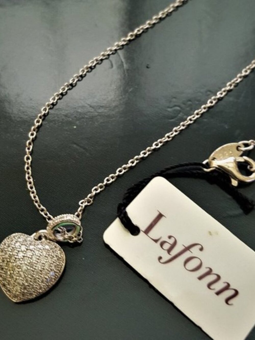 Lafonn Pave heart pendant